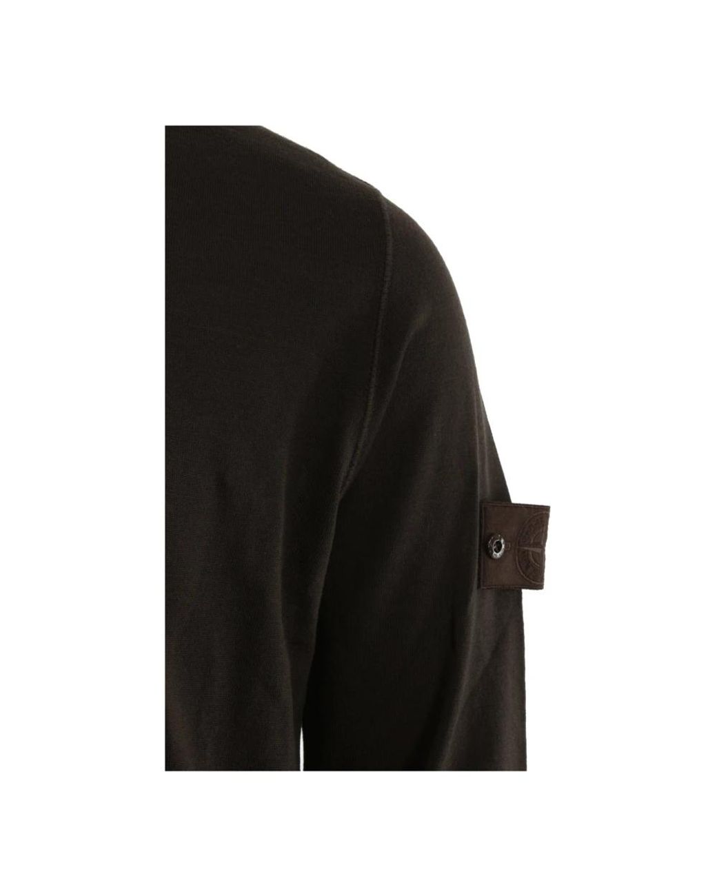 Stone Island Truien & Vesten ,Bruin ,Wol Ghost Sweater in het Black voor heren