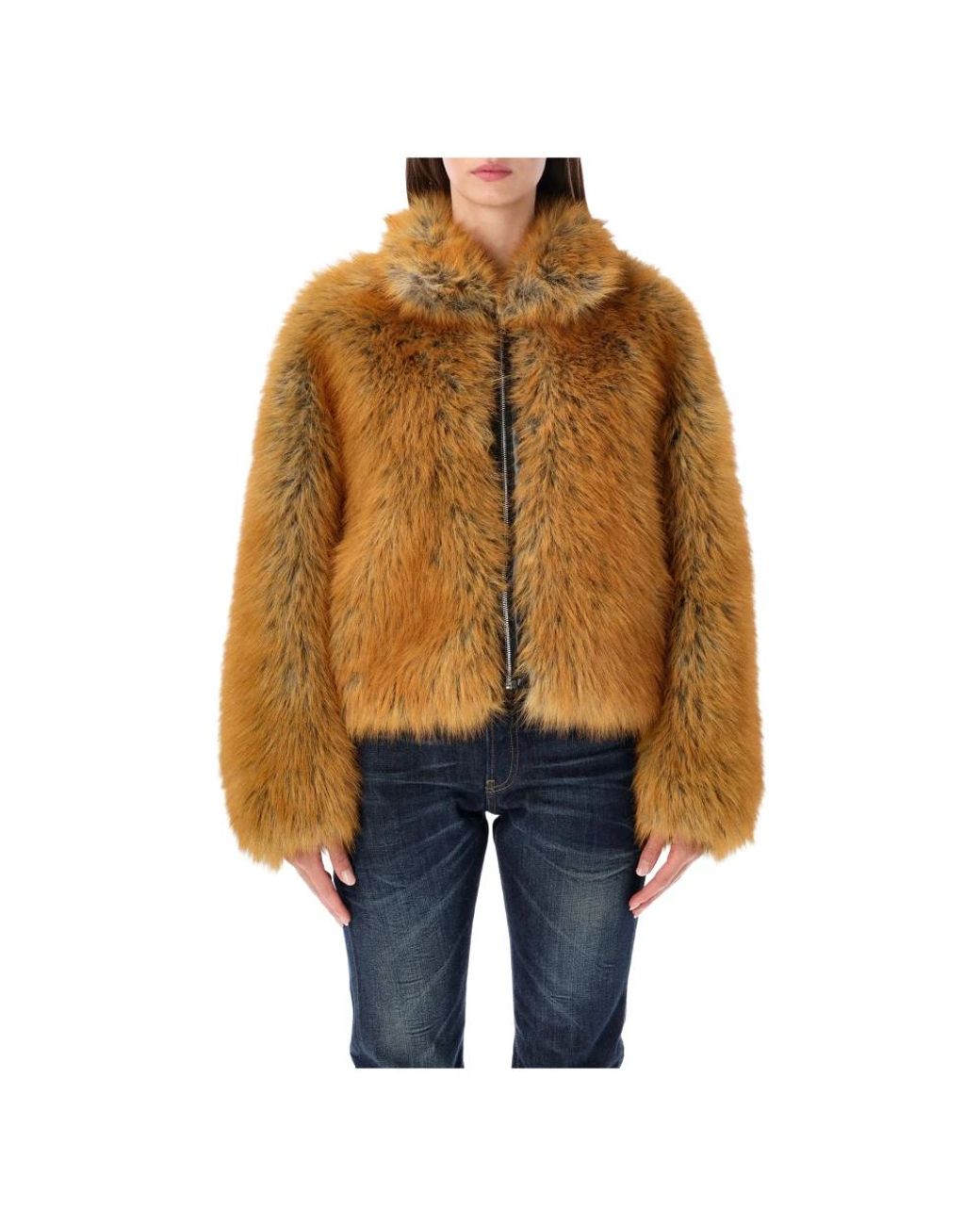 S.w.o.r.d 6.6.44 Brown Faux Fur & Shearling Jackets