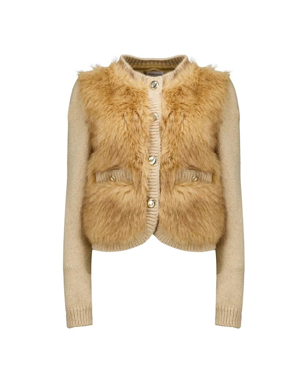 Cardigans Moncler en coloris Metallic