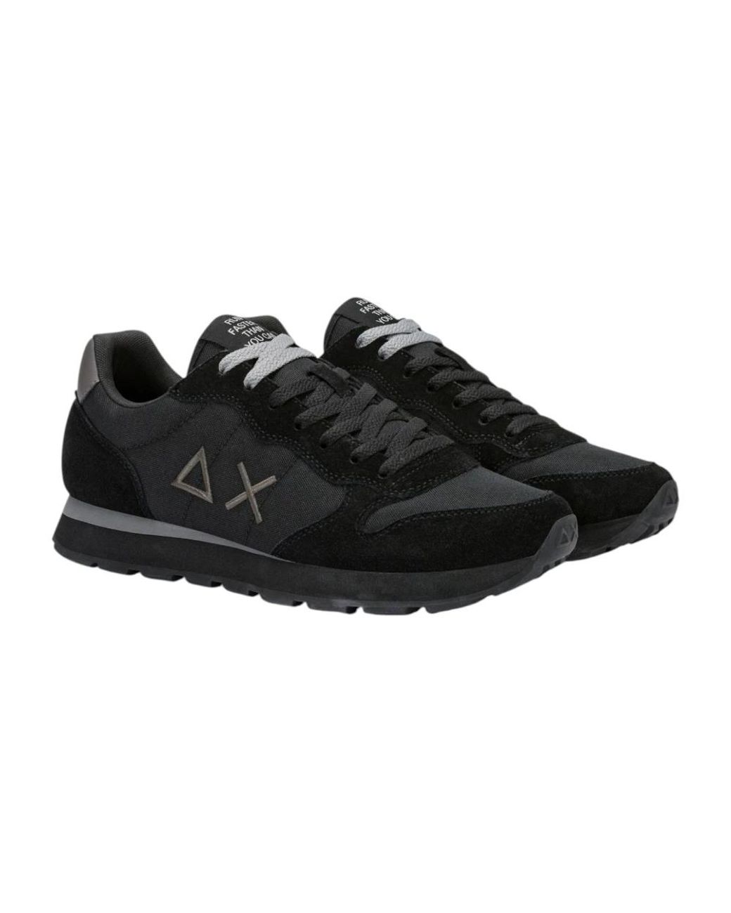 Sun 68 Black Sneakers for men