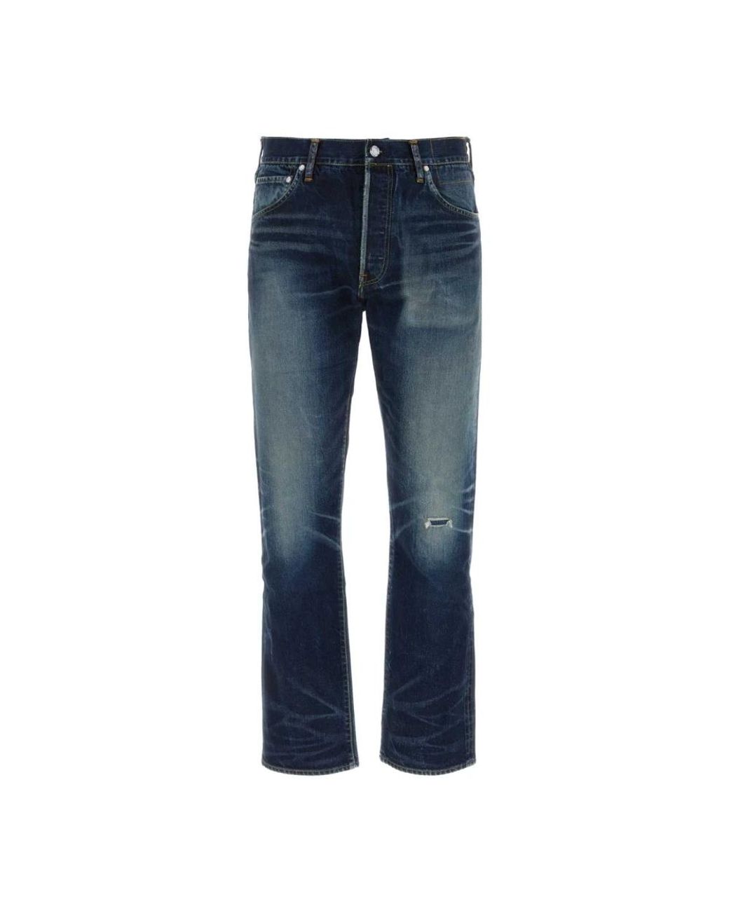 Visvim Blue Straight Fit Jeans for men