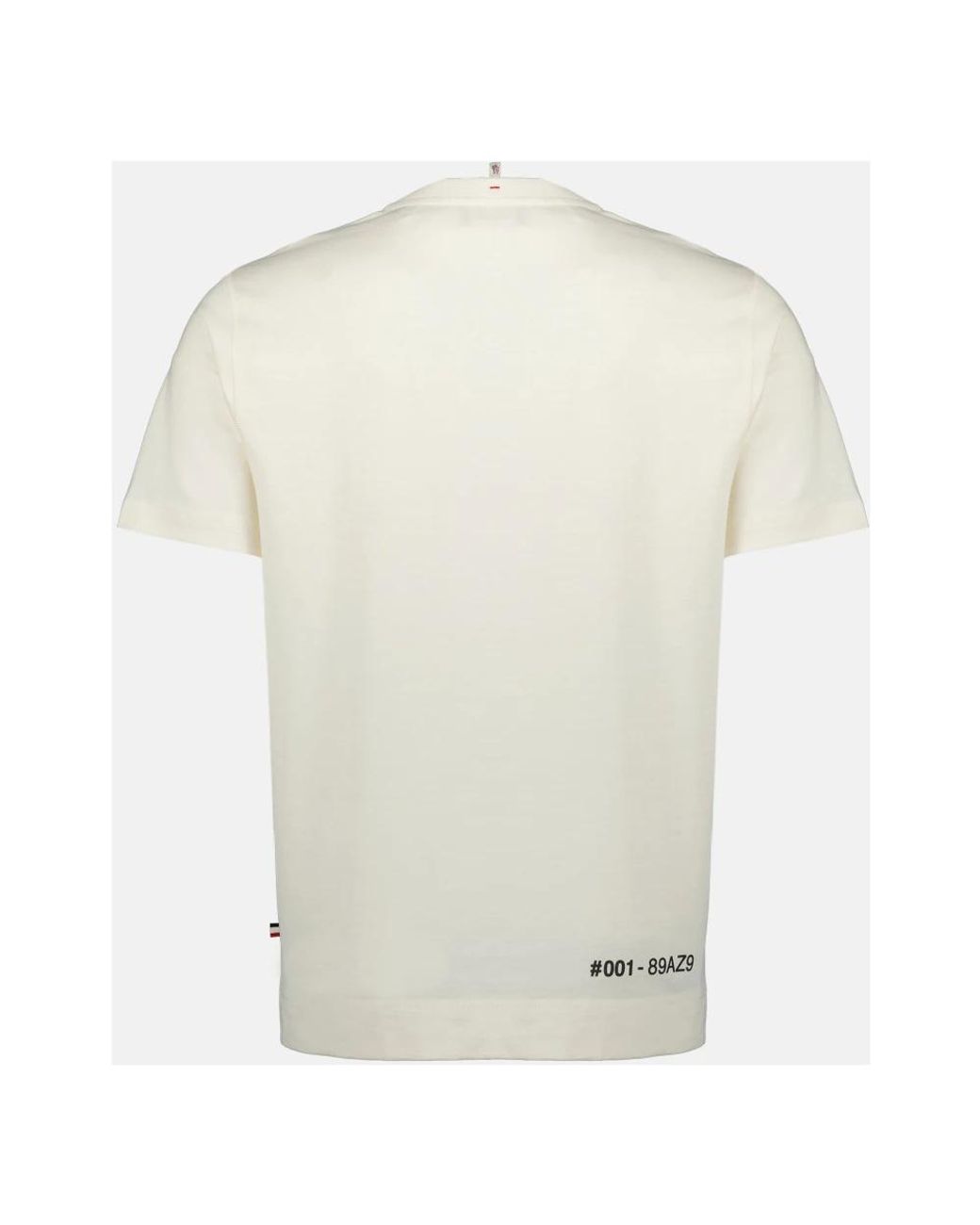 Moncler White T-Shirts for men