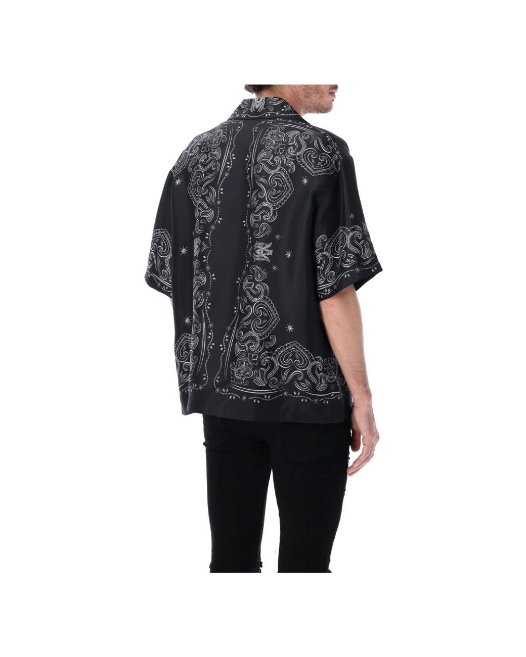 Amiri Black Short Sleeve Shirts for men
