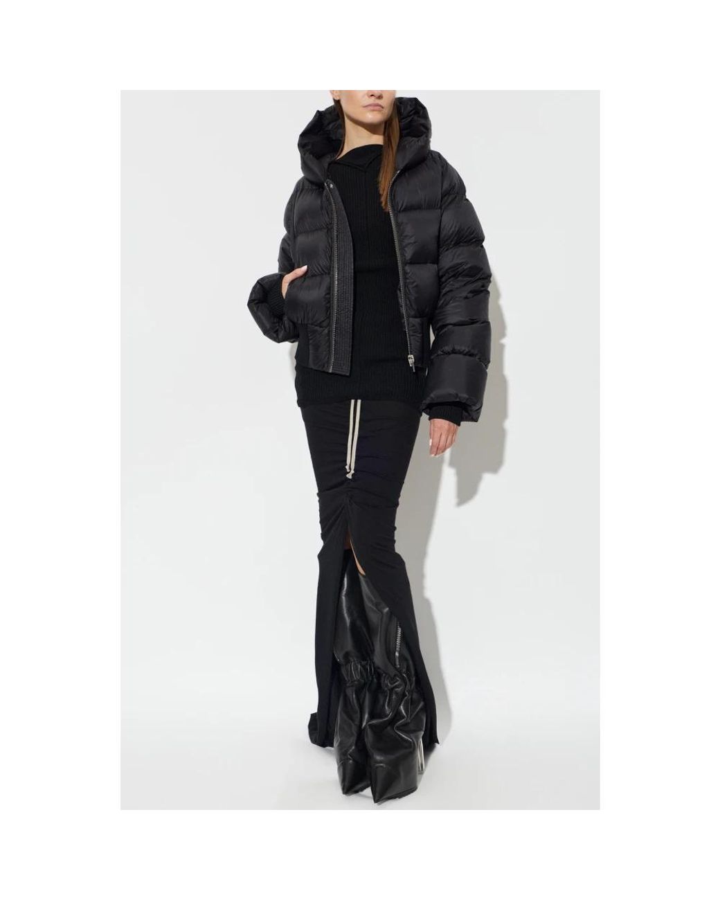 Rick Owens Black Down Jackets