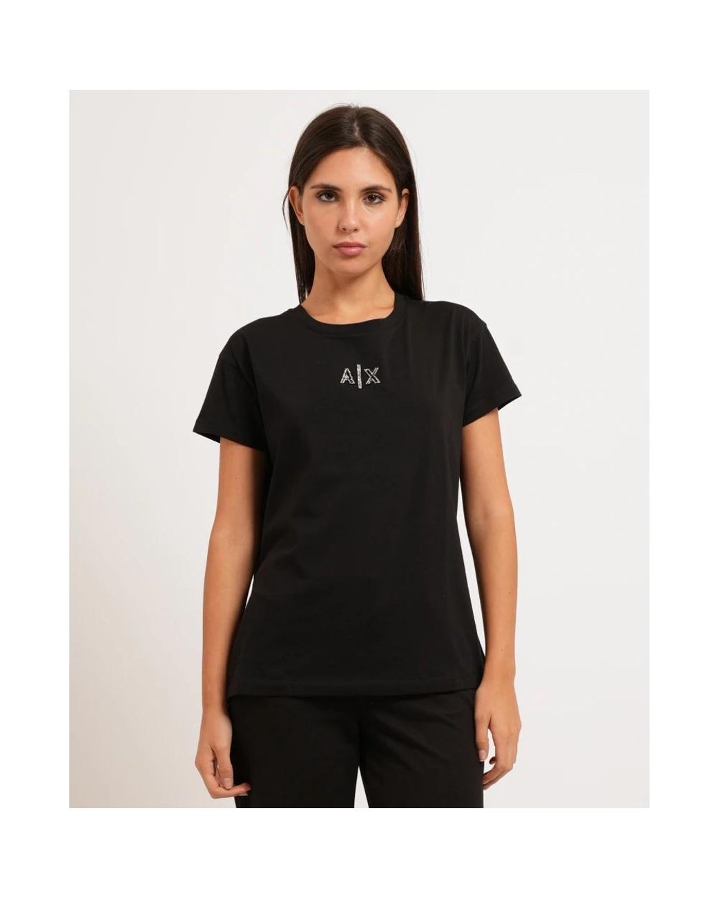 ARMANI EXCHANGE Black T-Shirts