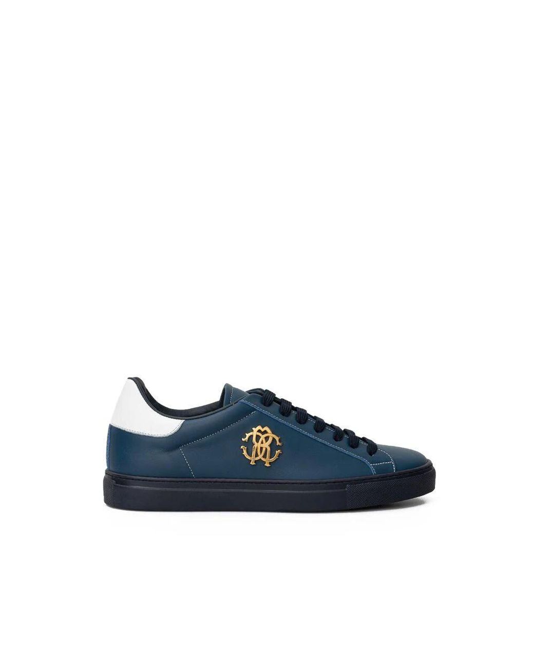 スニーカー ROBERTO CAVALLI Men Sneakers 25739B Blue Roberto Cavalli Sneakers - 25739 B