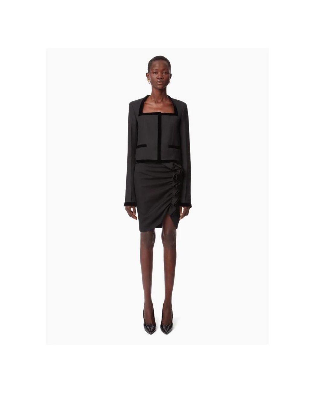 Nina Ricci Black Short Skirts