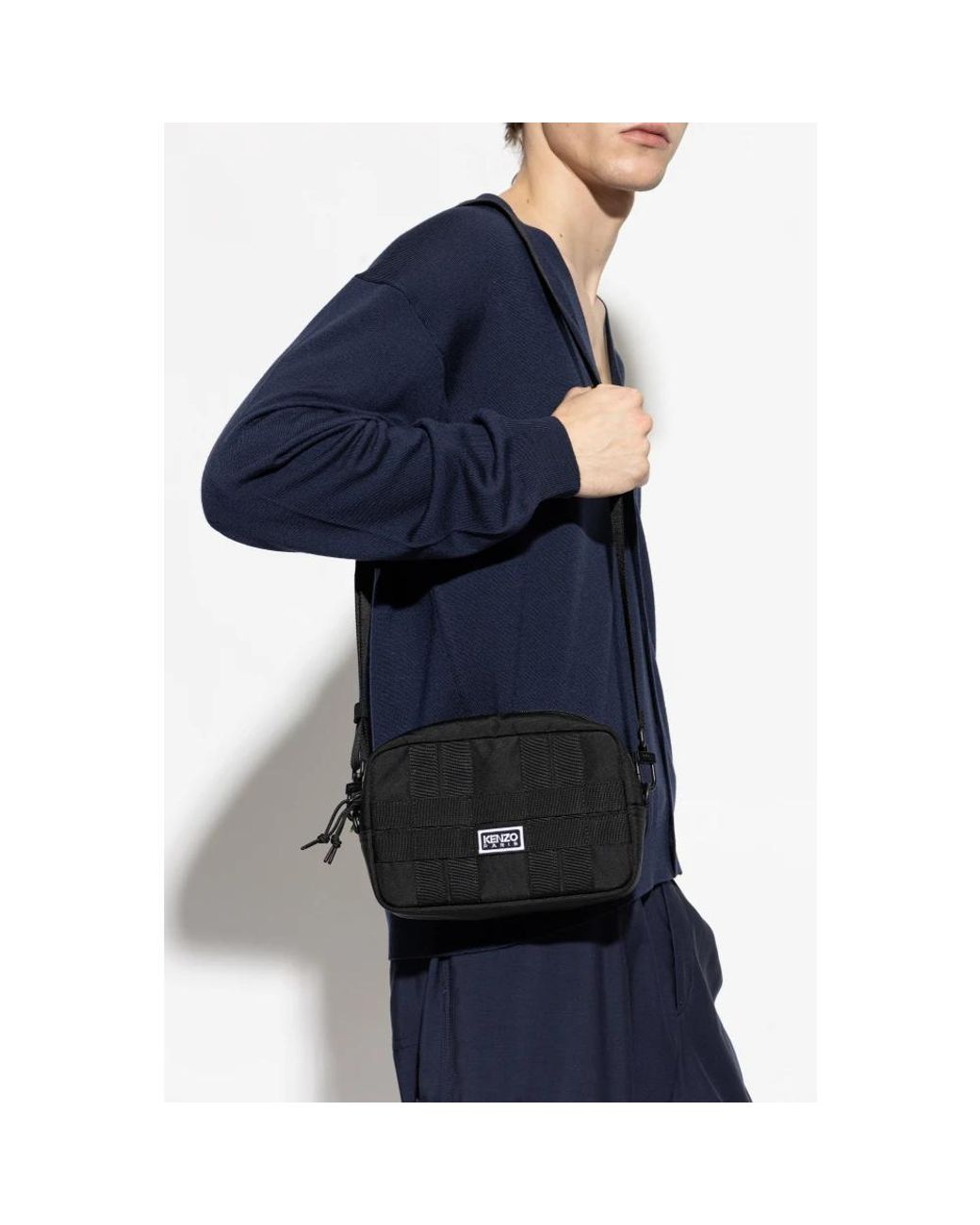 KENZO Tassen ,Zwart ,Schoudertas Met Logo in het Black voor heren