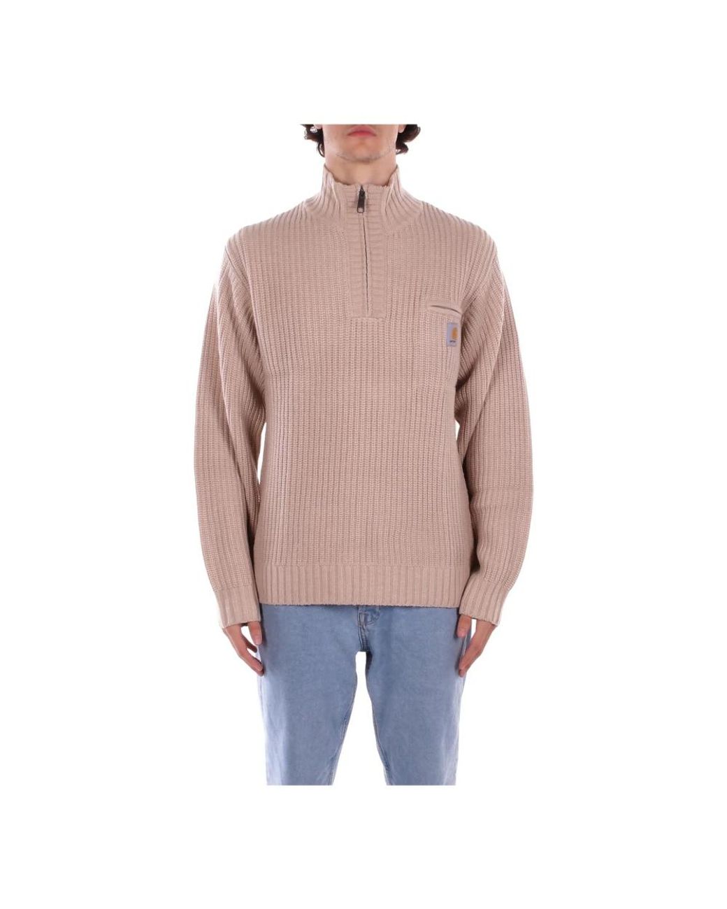 Carhartt Natural V-Neck Knitwear for men