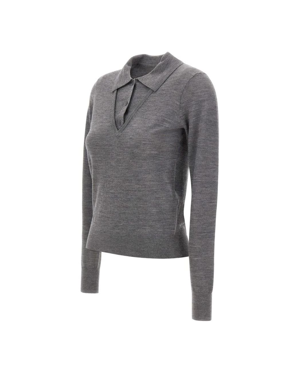 THE GARMENT Gray V-Neck Knitwear