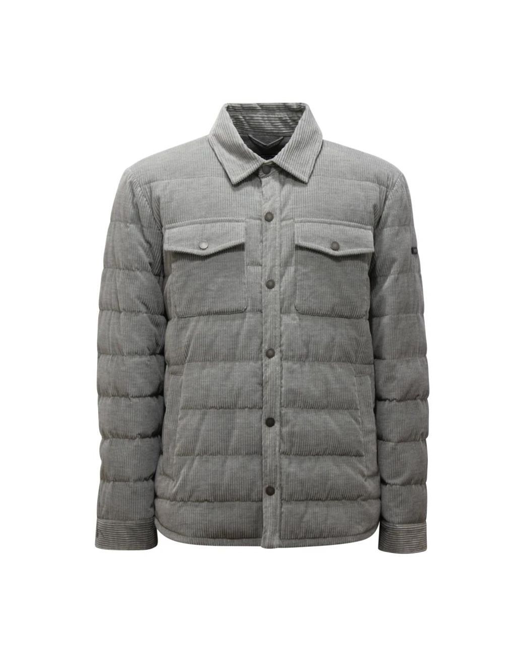 Peserico Gray Winter Jackets for men