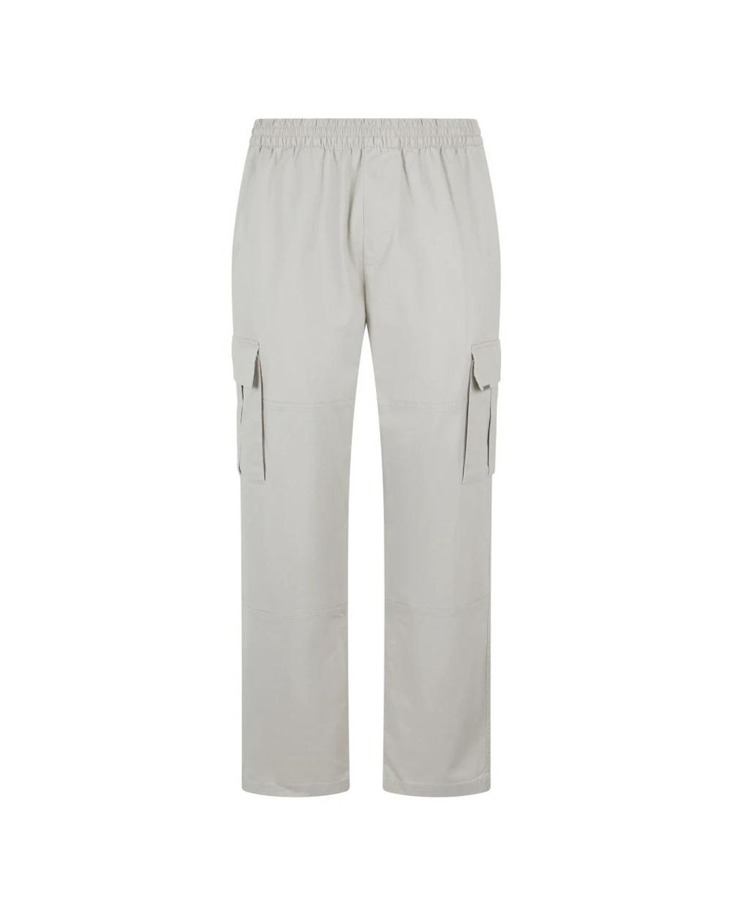Represent Gray Straight Trousers for men