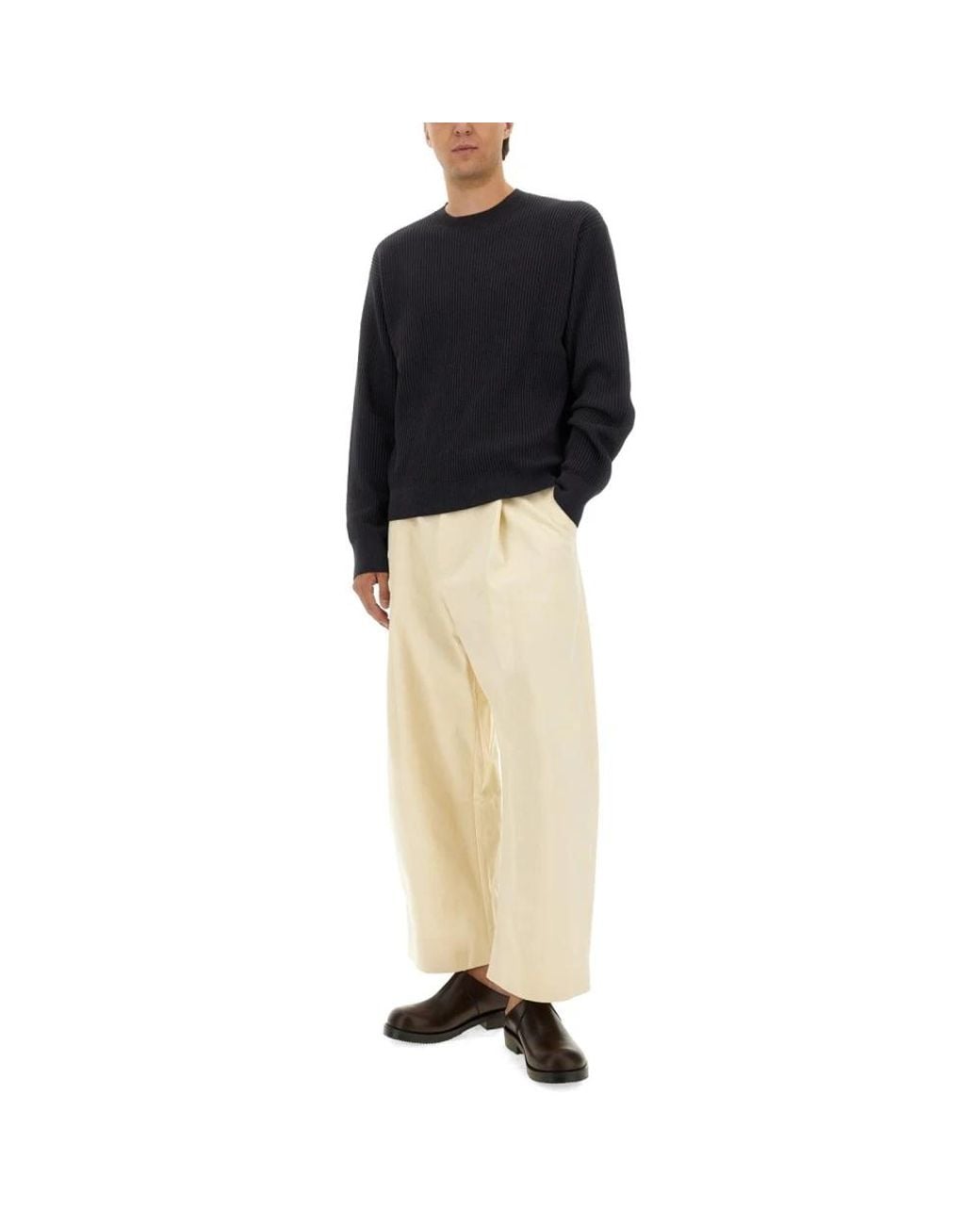 Studio Nicholson Black Round-Neck Knitwear for men