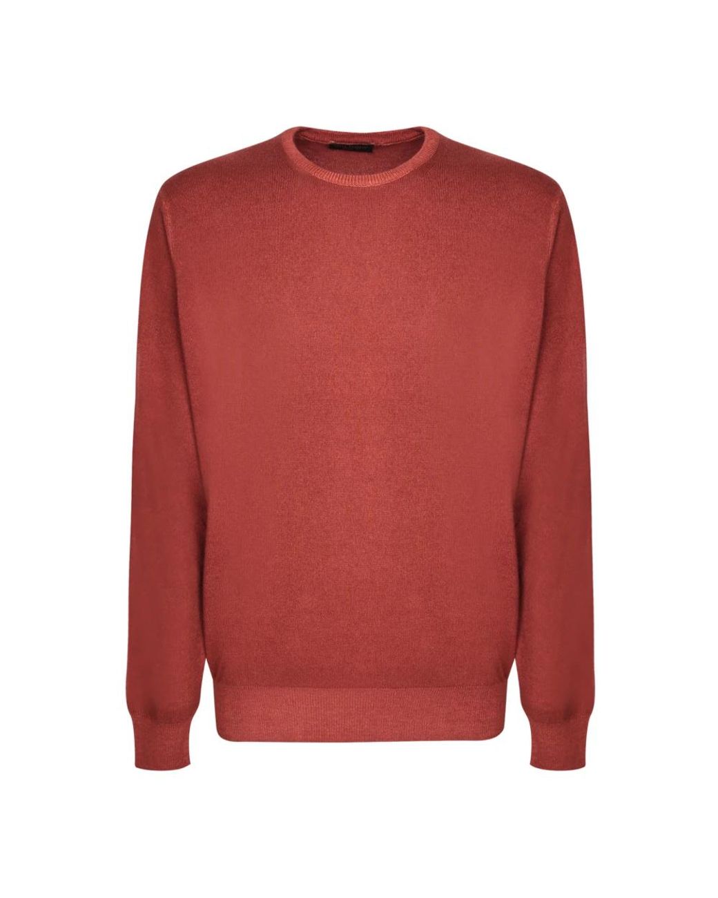 Dell'Oglio Red Round-Neck Knitwear for men