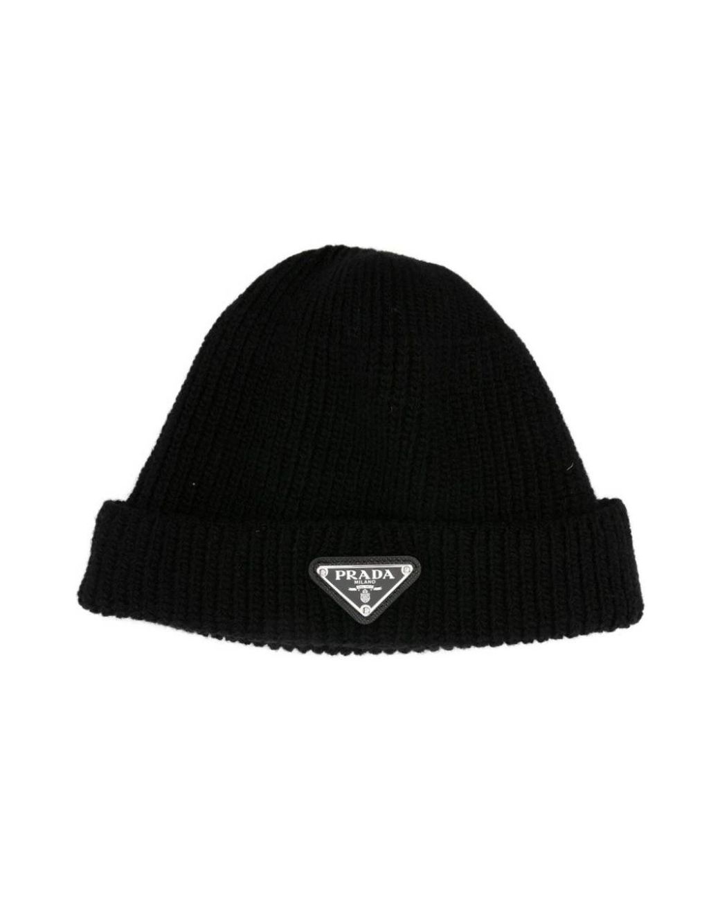Prada Cappello Cuffia May Issue in het Black voor heren