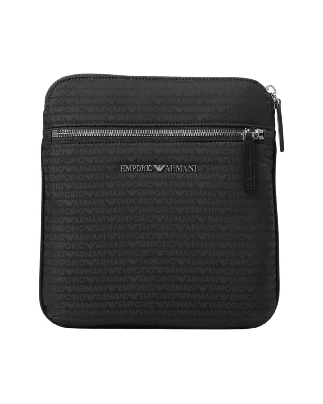 Emporio Armani Black Cross Body Messenger for men