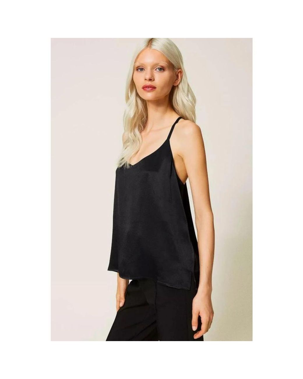 Twinset Black Sleeveless Tops
