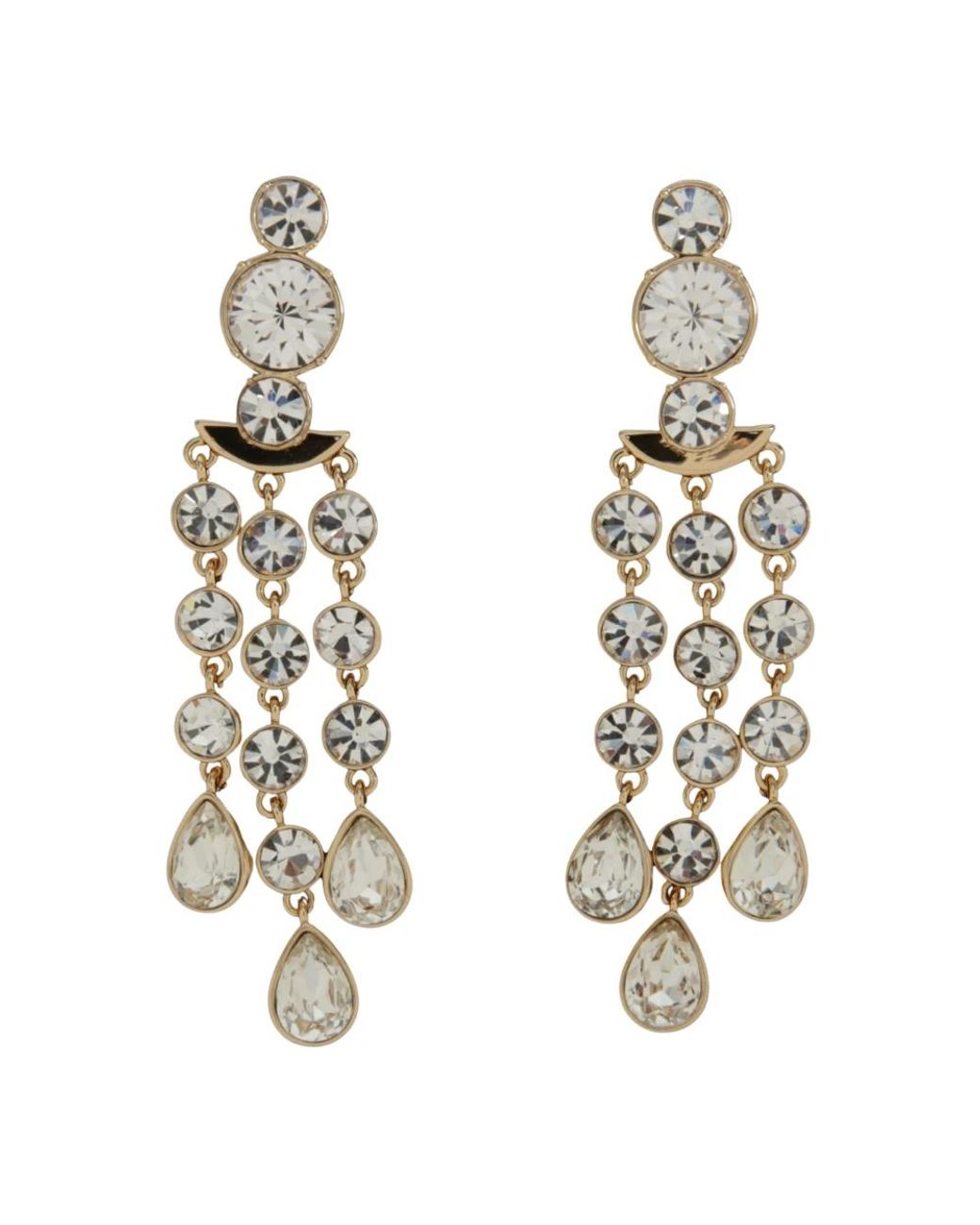 Earrings di Self-Portrait in Metallic