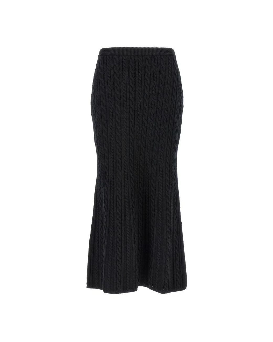 Alessandra Rich Black Midi Skirts