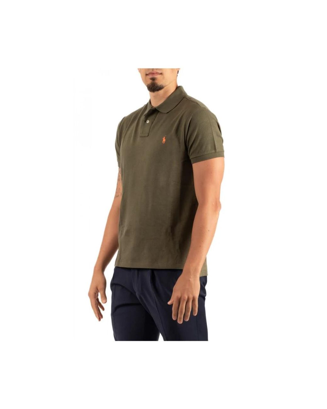 Ralph Lauren Green Polo Shirts for men
