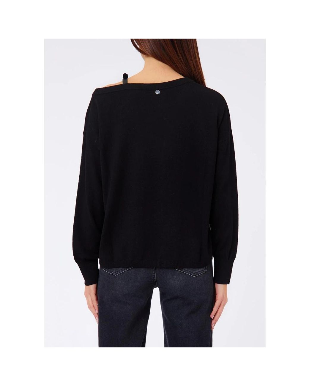 Liu Jo Black Round-Neck Knitwear