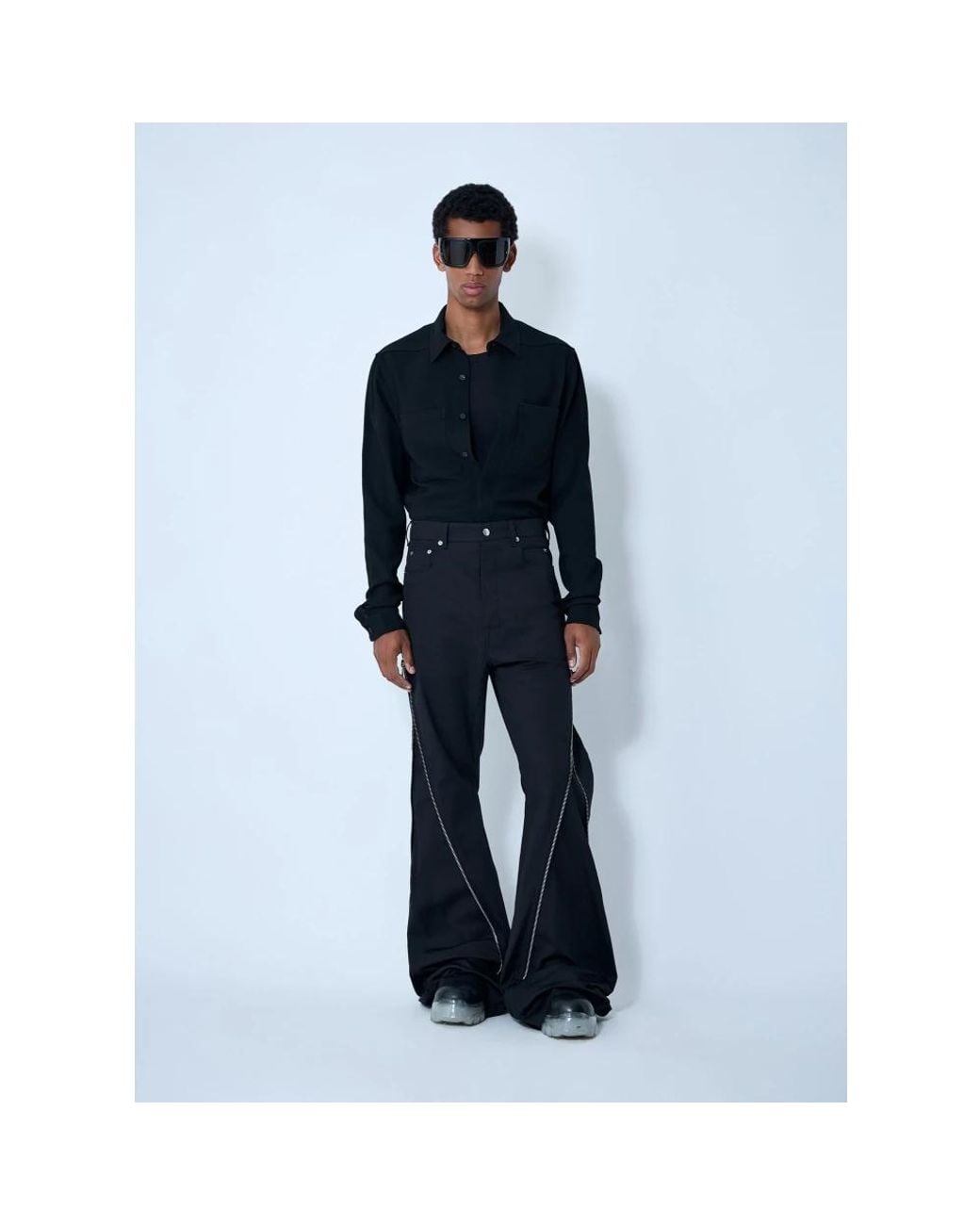 Rick Owens Blue Casual Shirts for men