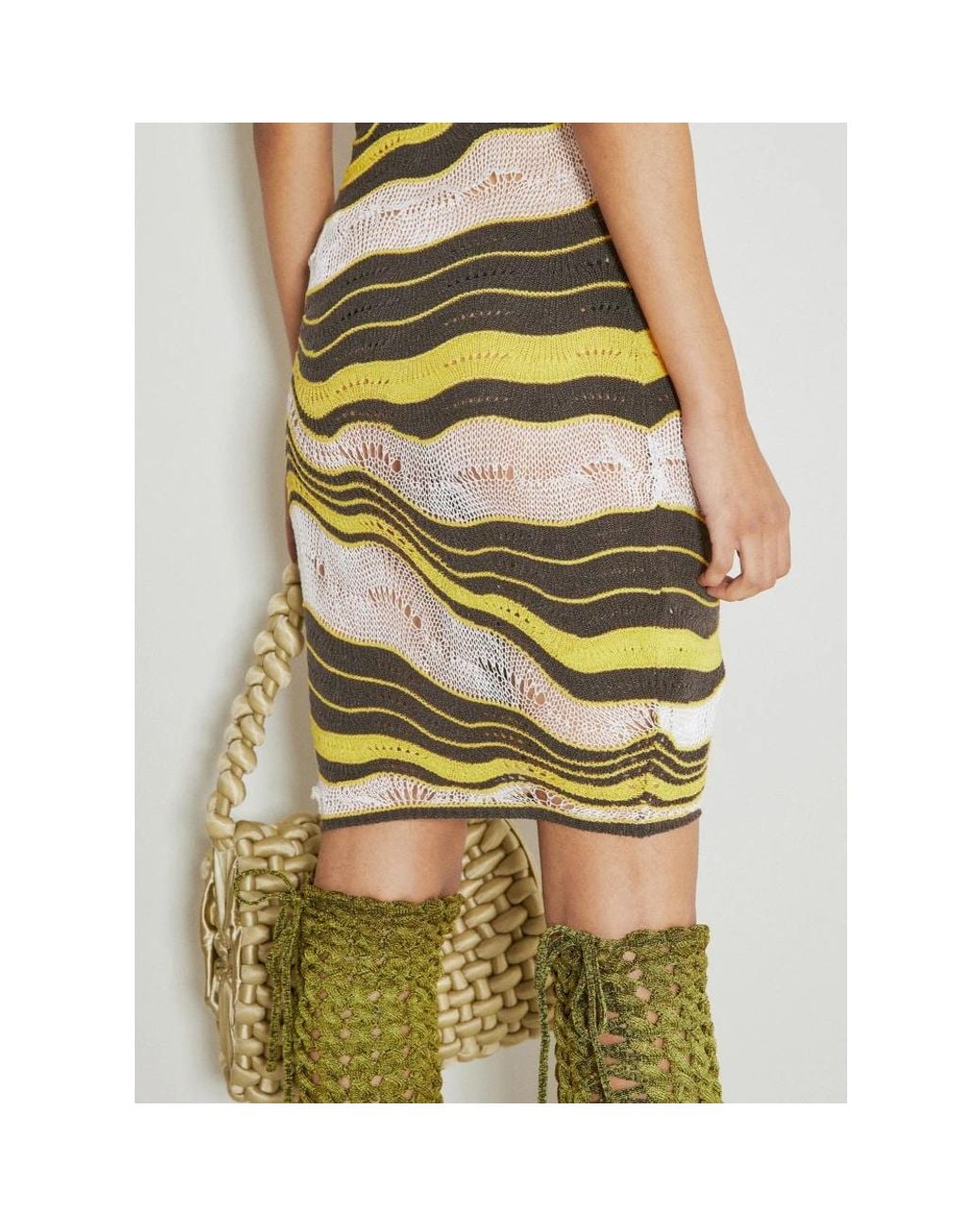 Isa Boulder Metallic Knitted Dresses