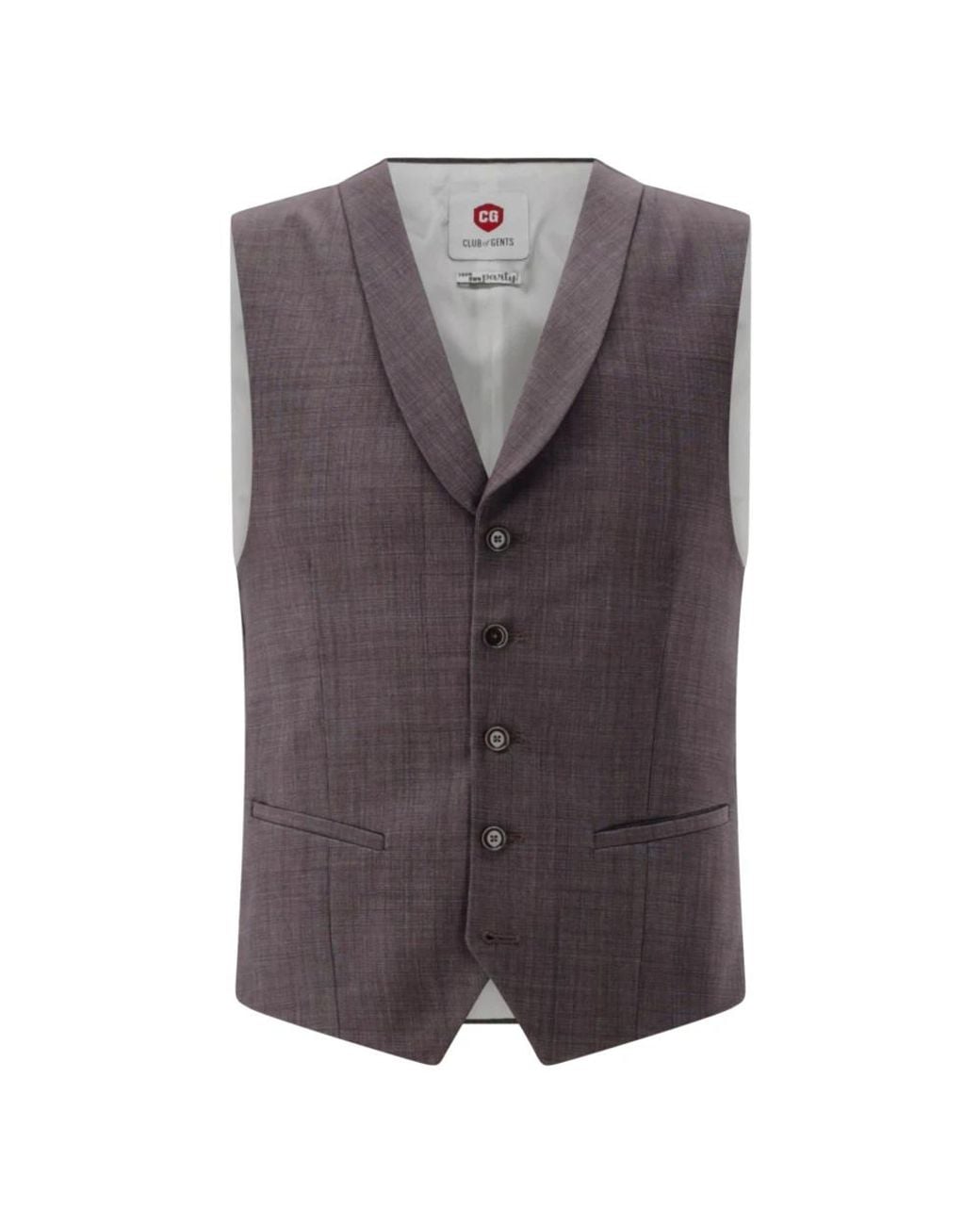 CLUB of GENTS Gray Suit Vests for men