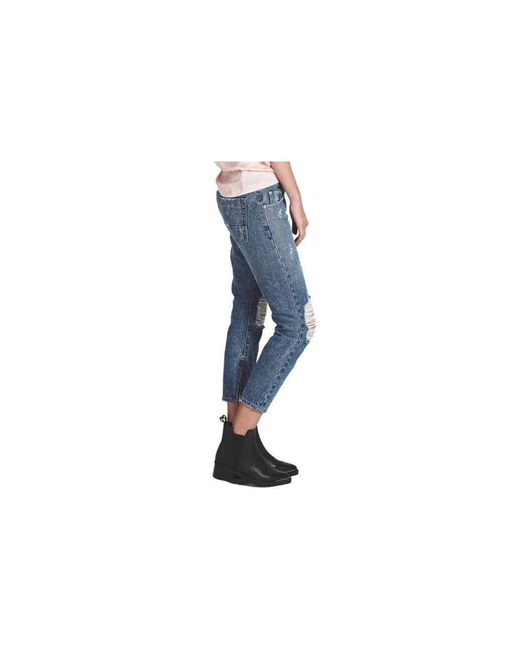 One Teaspoon Blue Cropped Jeans