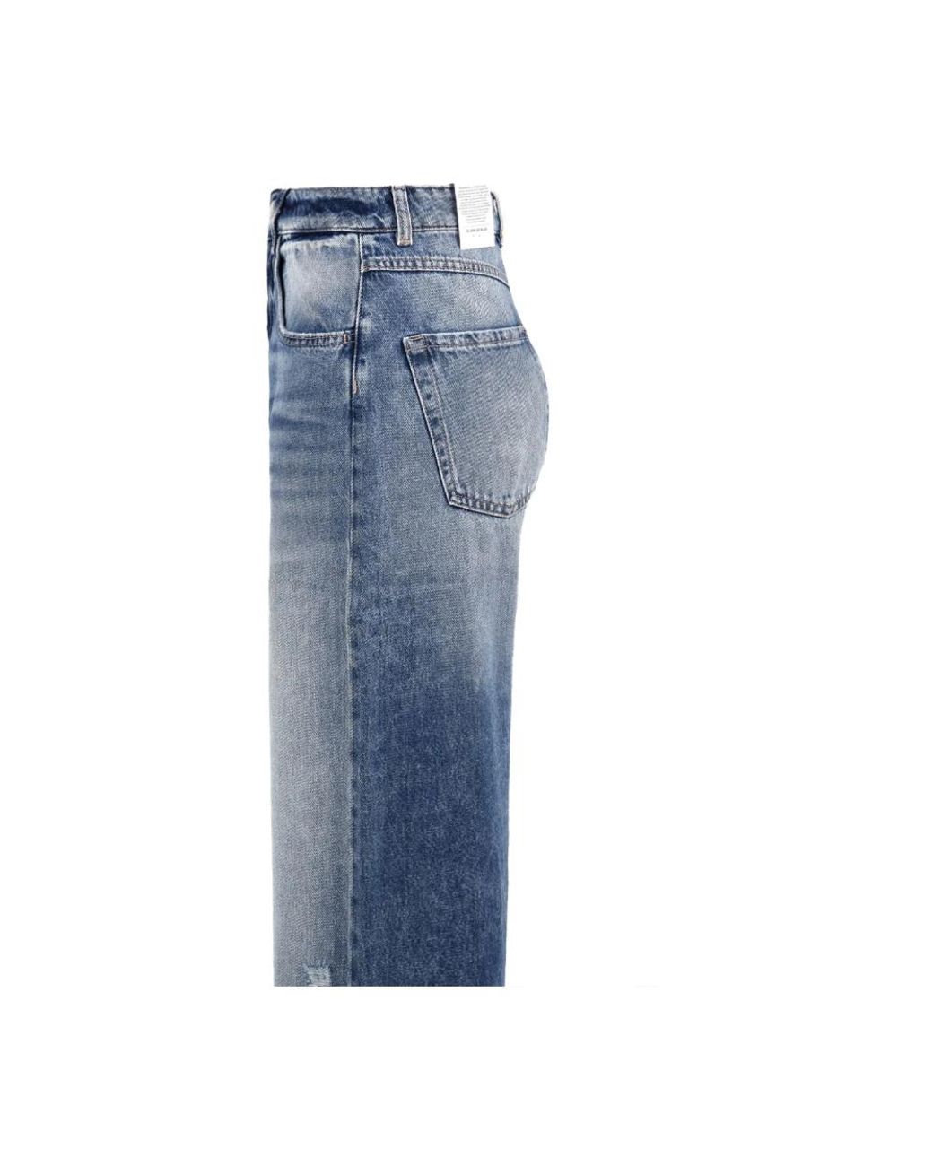 ICON DENIM Blue Wide Jeans