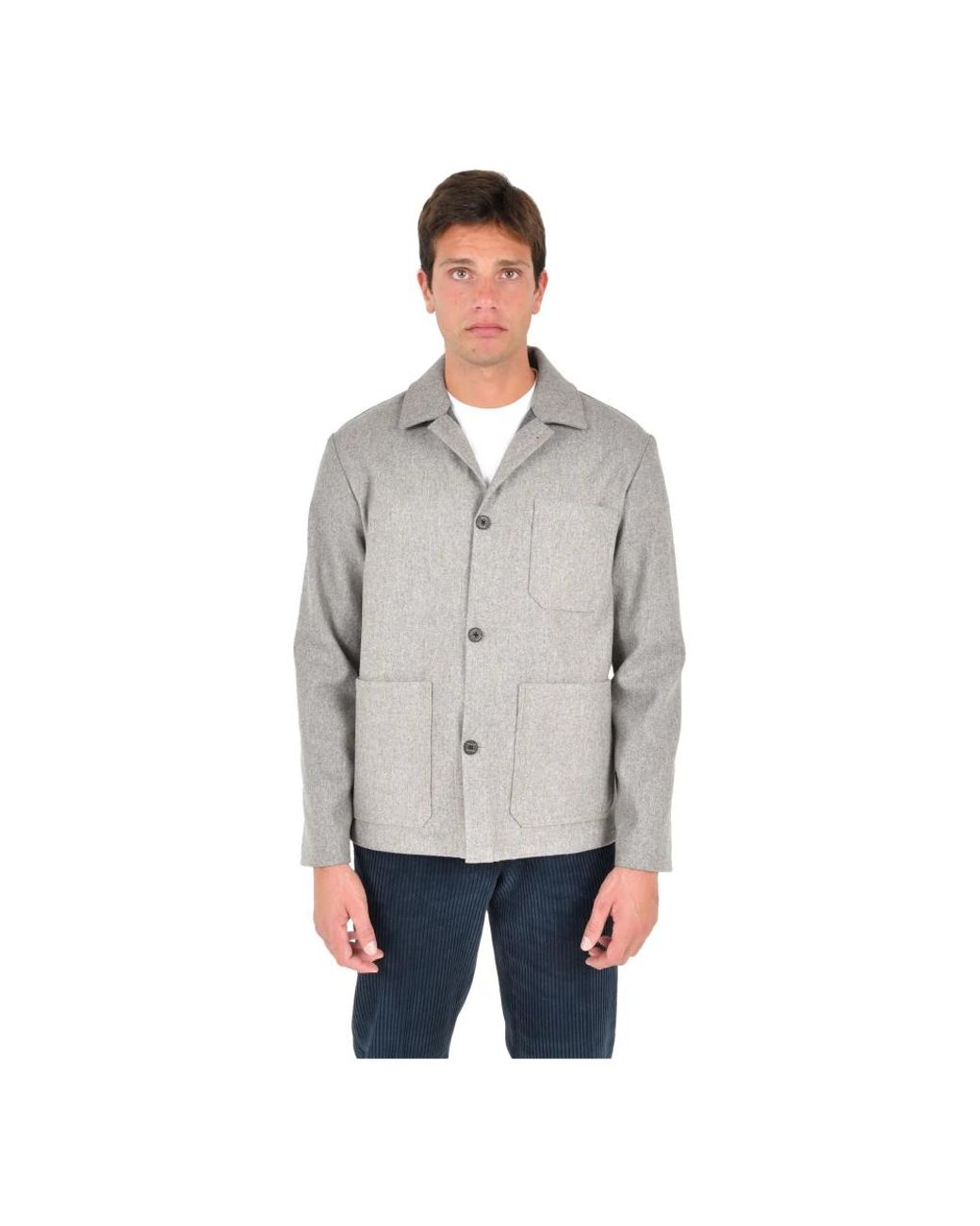Drumohr Gray Light Jackets for men