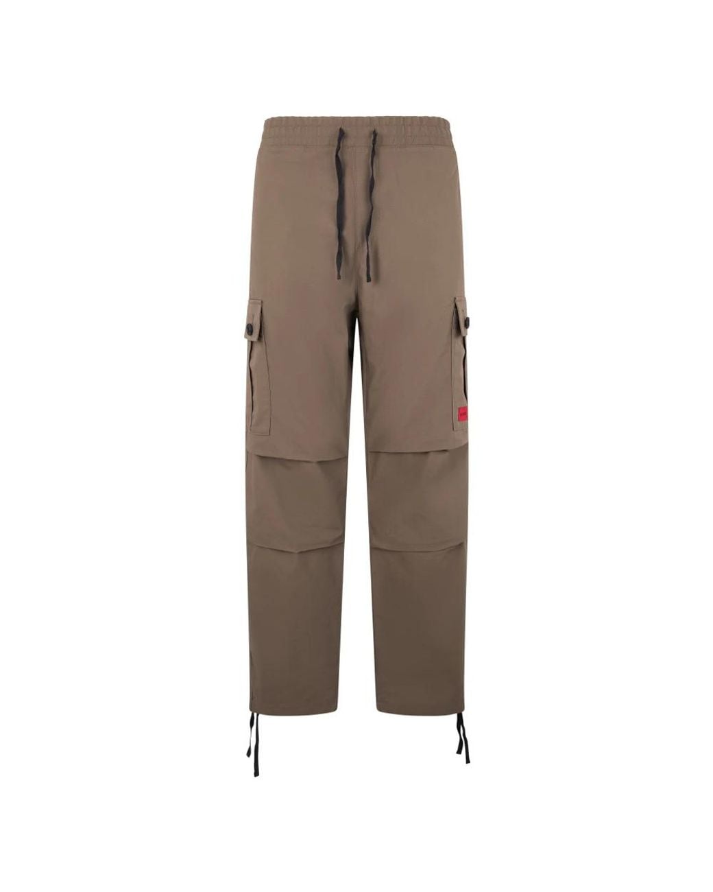 Boss Brown Straight Trousers for men