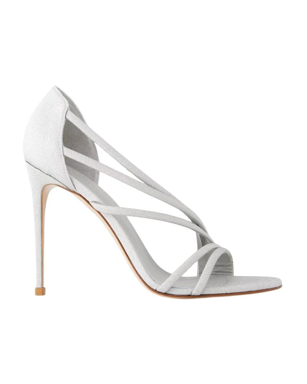 Le Silla White High Heel Sandals