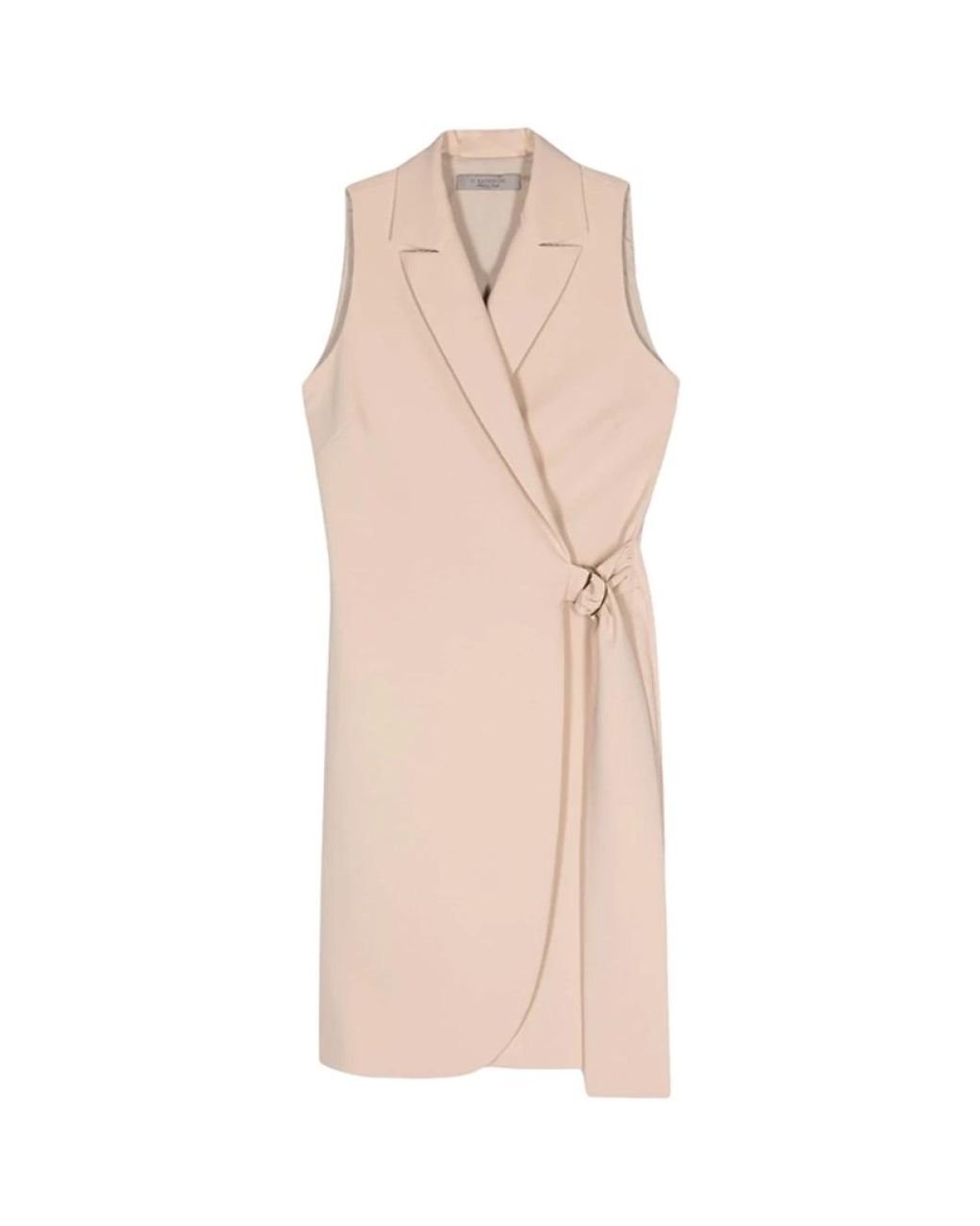 D.exterior Natural Wrap Dresses