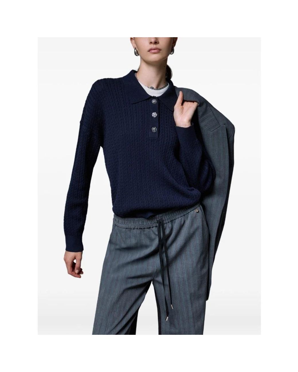 Liu Jo Blue Polo Shirts