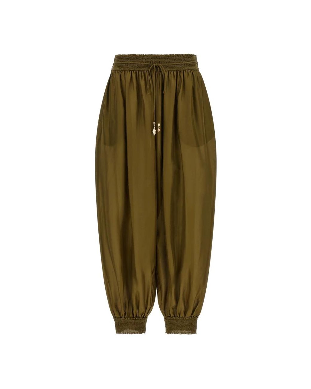Zimmermann Green Wide Trousers