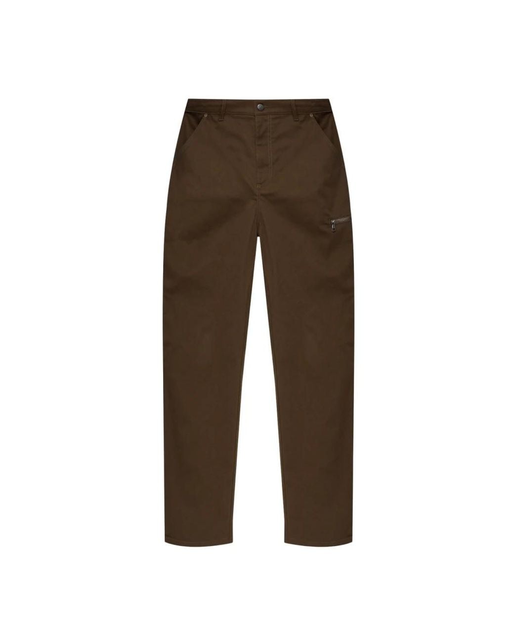 Moncler Logo Patch Broeken in het Brown voor heren