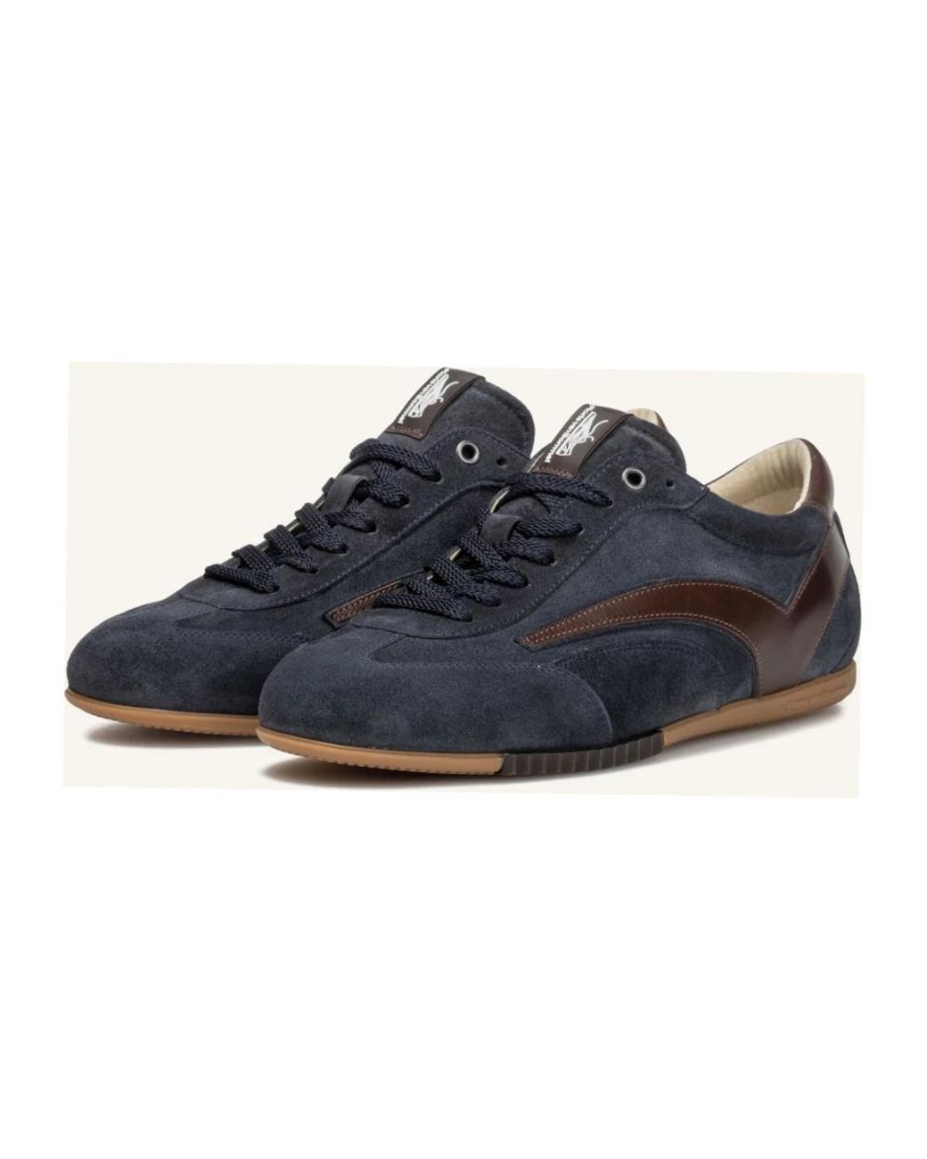 Floris Van Bommel Blue Sneakers for men