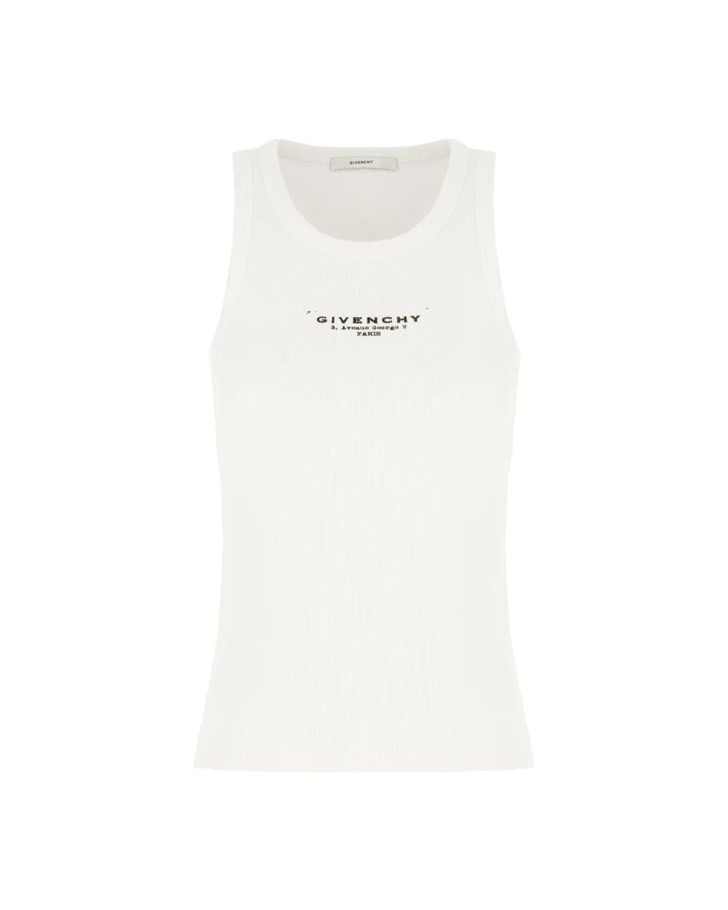 Givenchy Sleeveless Tops in het White