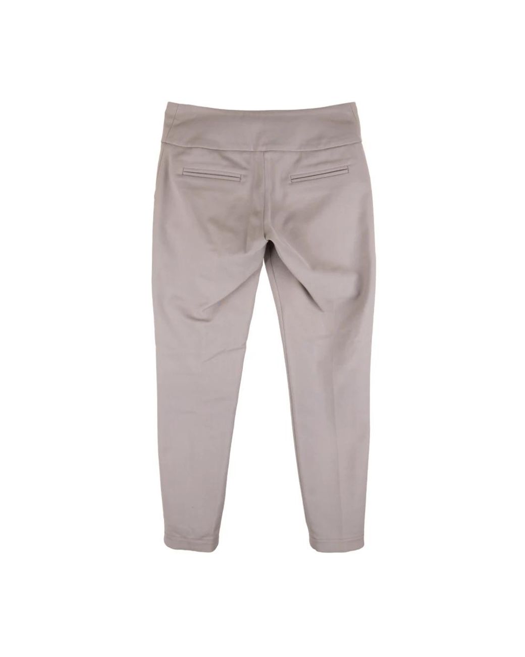 Elisabetta Franchi Gray Slim-Fit Trousers