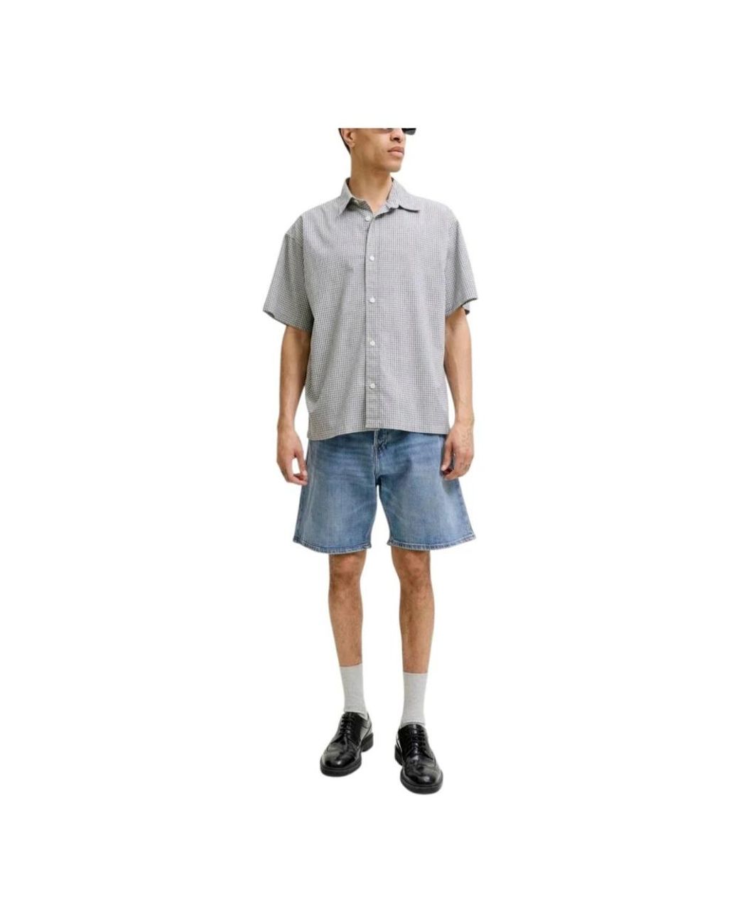 Jack & Jones Blue Denim Shorts for men