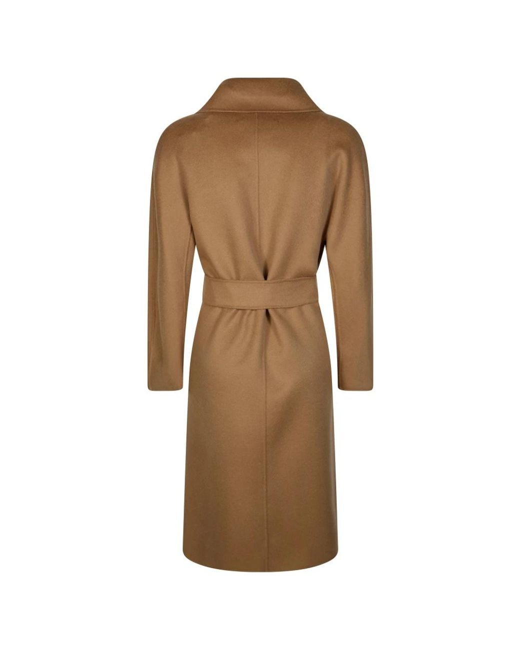 Max Mara Brown Belted Coats