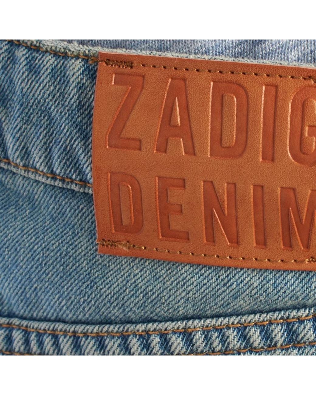 Zadig & Voltaire Blue Denim Skirts