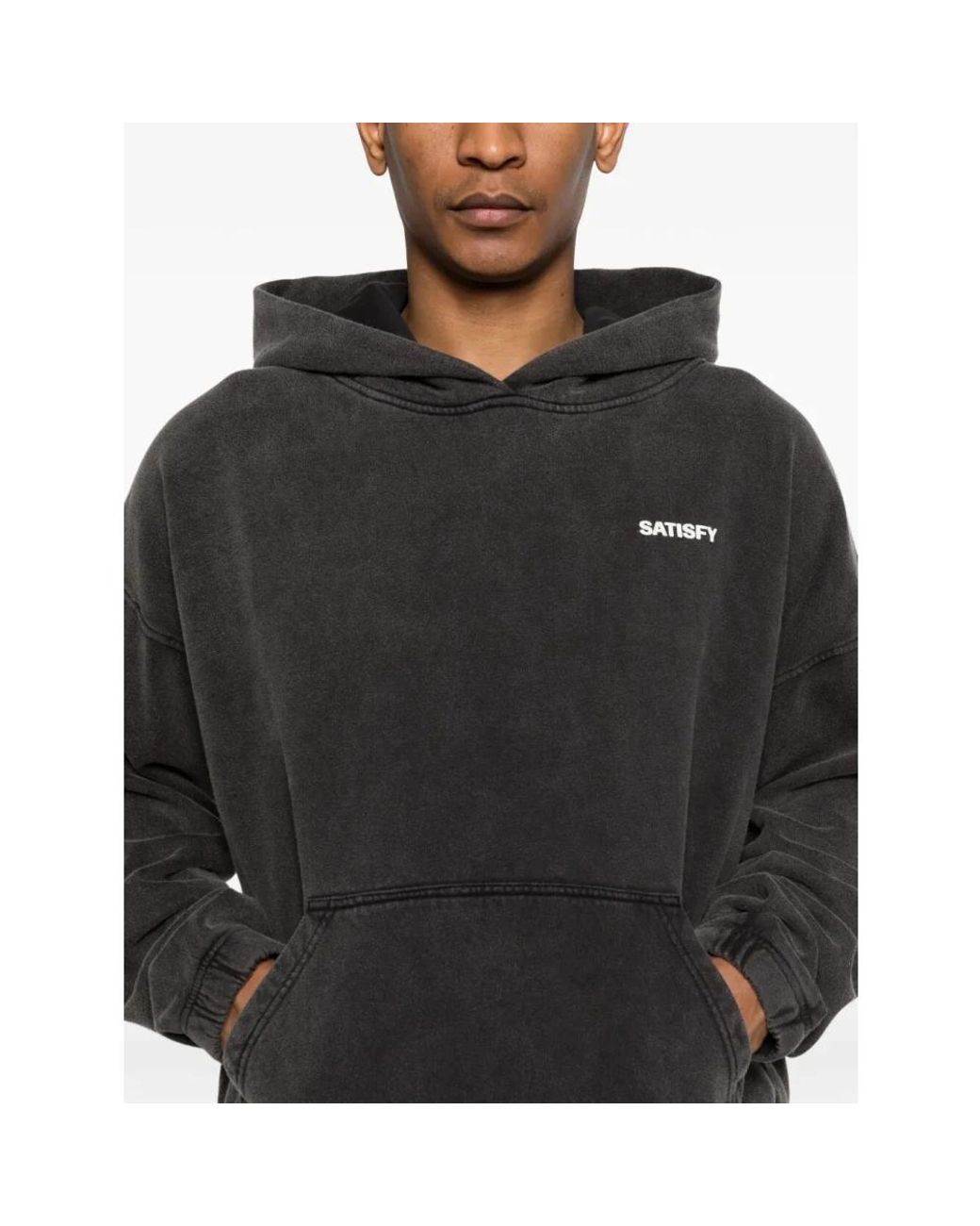 Satisfy Black Hoodies for men