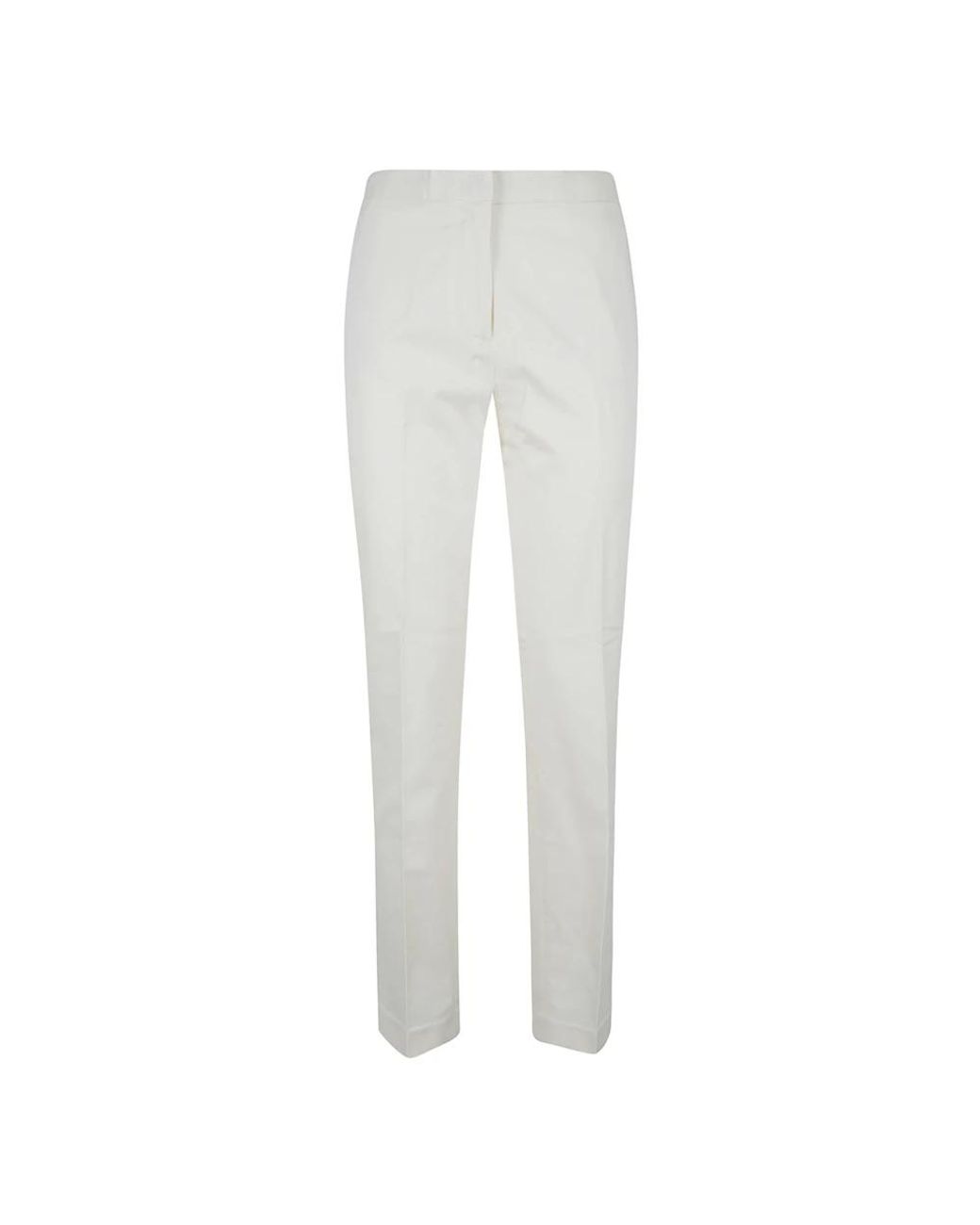Fabiana Filippi White Slim-Fit Trousers