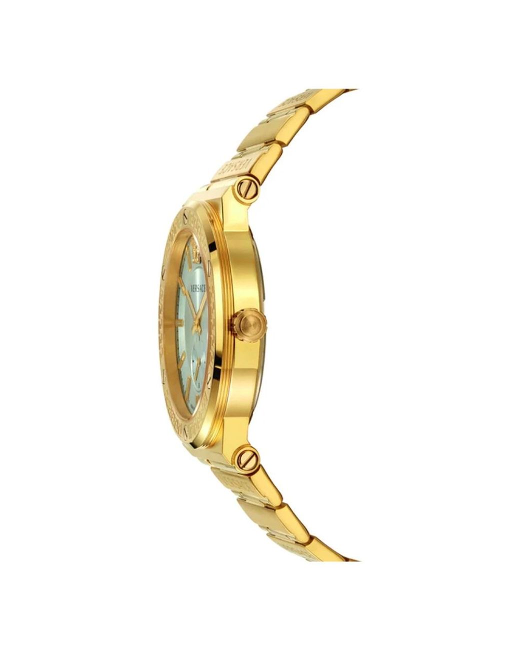 Versace Greca Logo Uhr in Metallic für Herren