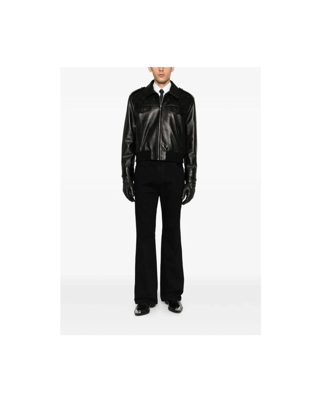 Ernest W. Baker Black Bomber Jackets for men