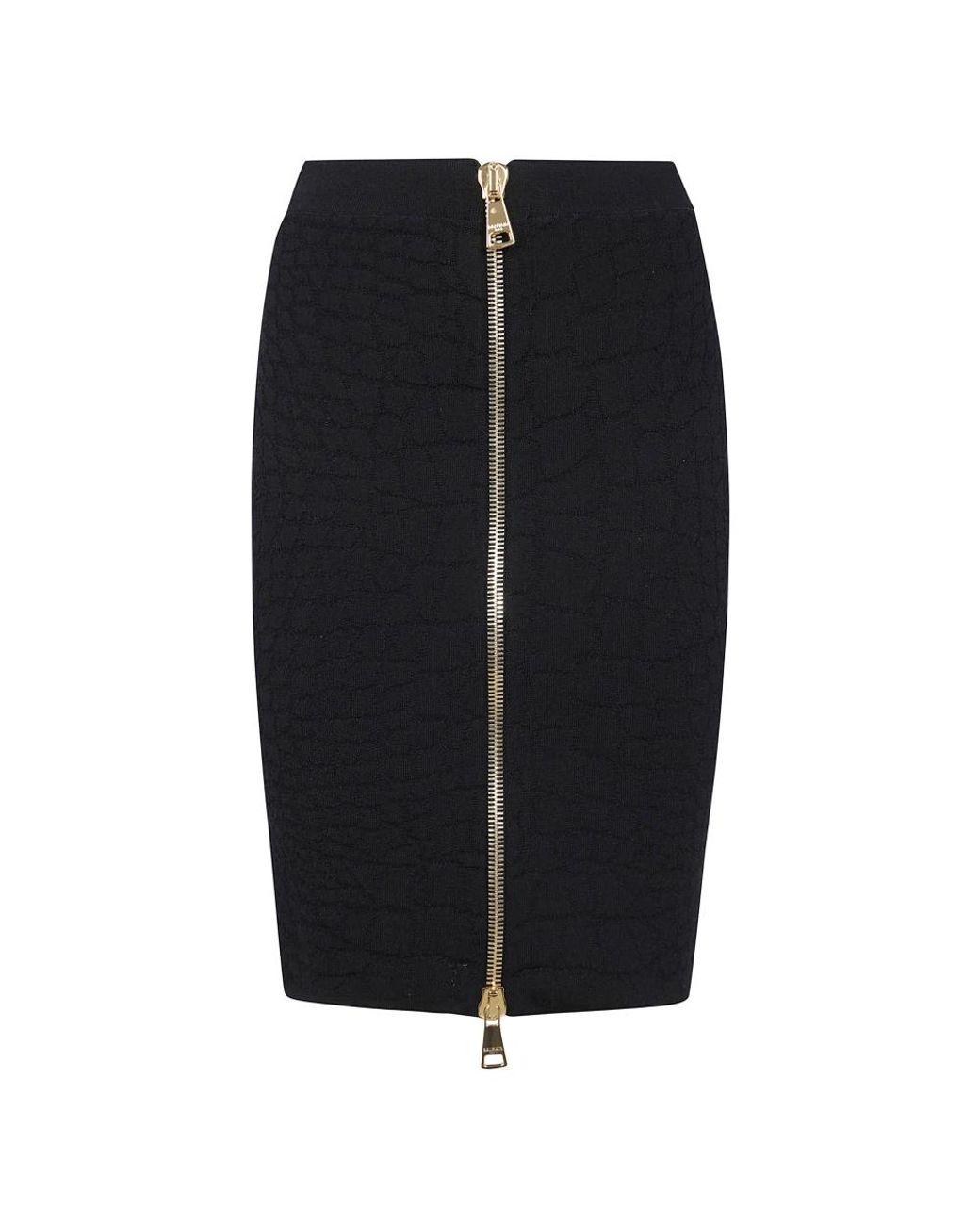 Balmain Black Midi Skirts