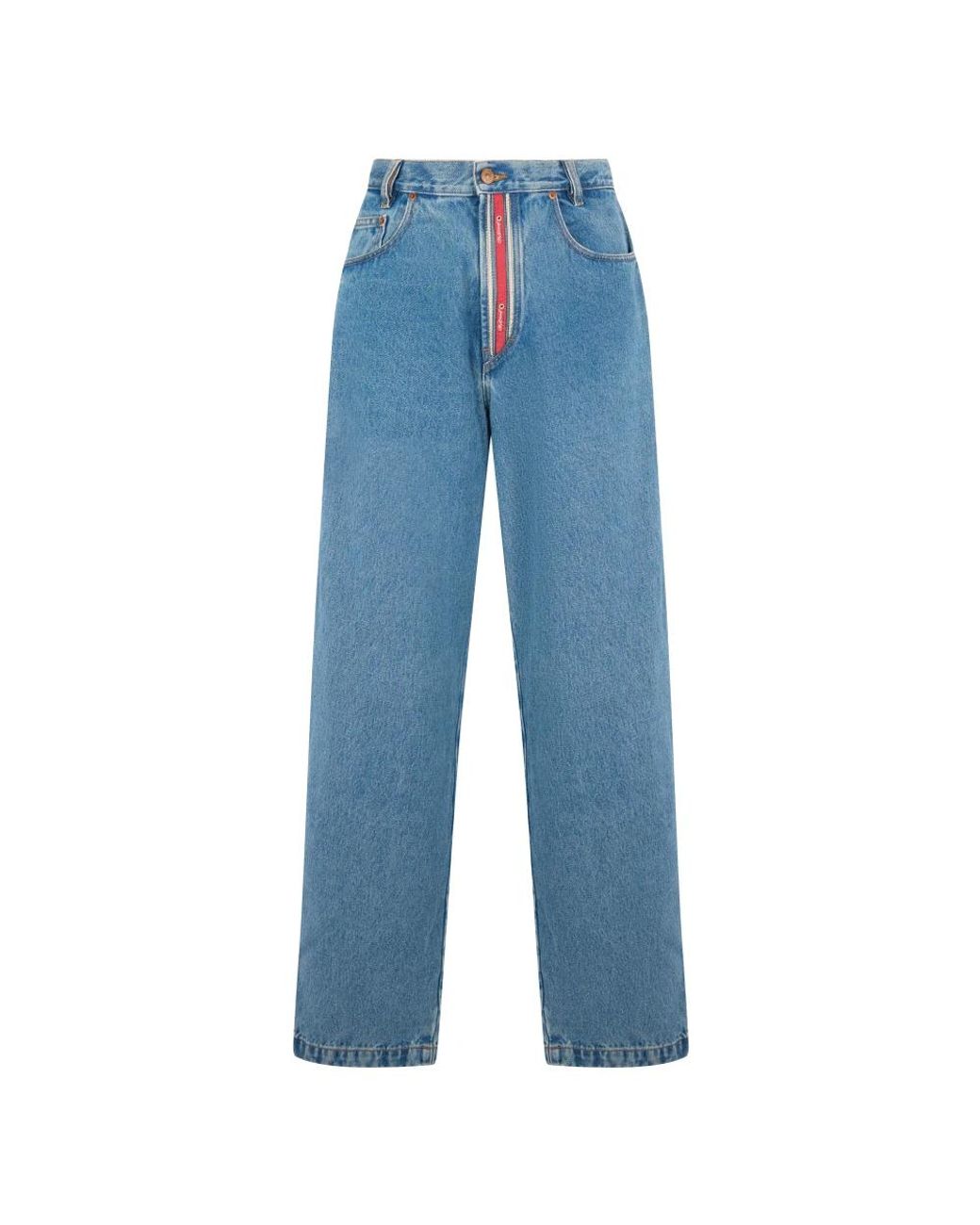 DIESEL Blue Straight Jeans for men