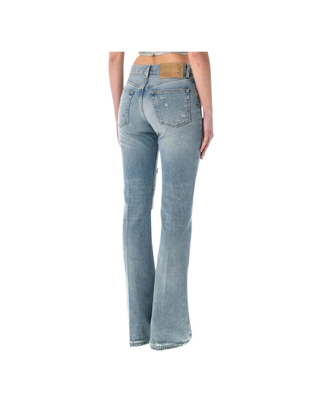 Haikure Blue Boot-Cut Jeans